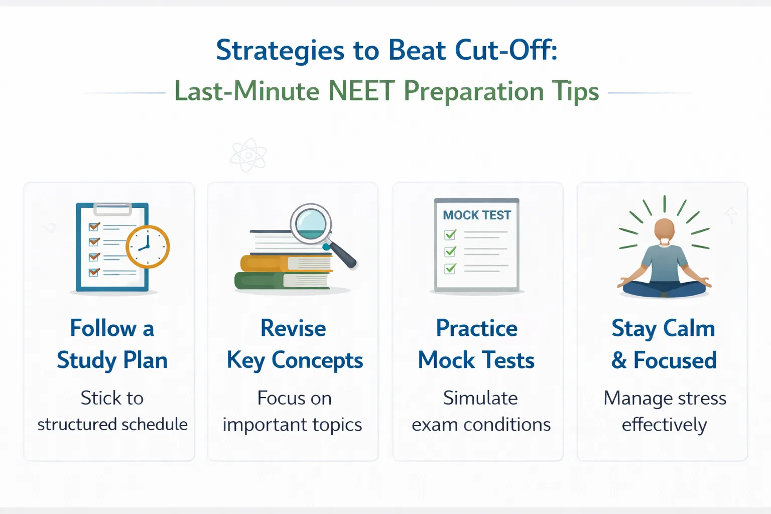 Strategies to Beat Cut-Off: Last-Minute NEET Preparation Tips